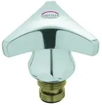 Grohe Oberteil 45967 mit Trecorn Griff 45967000 Markierung rot 3/8" chrom
