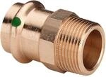 Viega Sanpress &Uuml;bergangsst&uuml;ck 297954 28 mm x R 3/4, Rotguss oder...