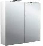 Emco pure 2 Style Aufputz-Lichtspiegelschrank 979705303 800x721mm, mit