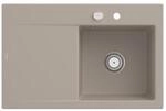 Villeroy und Boch Subway Style 45 Einbausp&uuml;le 334702AM rechts, mit Ablaufgarnitur,