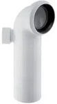 Geberit WC-Anschlussbogen 152616111 Zusatzanschluss links, 90Grad, 110mm, PP, wei&szlig;