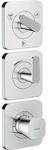 Hansgrohe Axor Citterio C Thermostatmodul 380/120, 49711000 cubic cut, chrom,