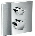 hansgrohe Axor Edge Fertigmontageset 46751000 chrom, Diamantschliff, Thermostat,