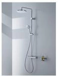 Duravit Duschsystem 1000 TH4282008010 Ausladung 354mm, mit Brausethermostat, chrom