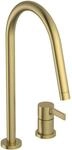 Ideal Standard Gusto K&uuml;chen-2-Loch-Armatur BD422A2 brushed gold, mit hohem