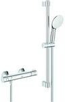 Grohe Grohtherm 800 Brausethermostat 34565002 mit Brausegarnitur, L&auml;nge 600mm, chrom