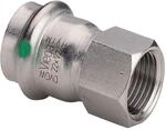 Viega Sanpress Inox &Uuml;bergangsst&uuml;ck 436636 22mmxRp 1, Stahl nichtrostend,...