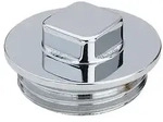 Viega Stopfen 113797 G 3/4, Messing verchromt, mit Vierkant