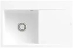 Villeroy und Boch Subway Style 45 Flat Fl&auml;chenb&uuml;ndige Sp&uuml;le 33481FRW links, mit