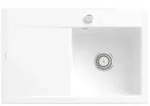 Villeroy und Boch Subway Style 45 Einbausp&uuml;le 334702R1 rechts, mit Ablaufgarnitur,