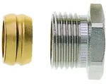 IMI Heimeier Klemmverschraubung 220115351 f&uuml;r Cu- und Stahlrohr 15 mm und 1/2"