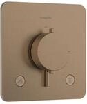hansgrohe Ecostat Comfort Q Thermostat 33713140 Unterputz, f&uuml;r 2 Verbraucher,...