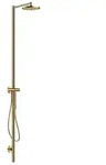 hansgrohe Axor Starck Duschs&auml;ule 12670990 mit Kopfbrause, Handbrause, polished gold