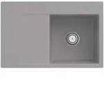 Villeroy und Boch Subway Style 45 Flat Fl&auml;chenb&uuml;ndige Sp&uuml;le 33471FKD rechts, mit