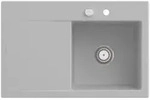 Villeroy und Boch Subway Style 45 Einbausp&uuml;le 334702SM rechts, mit Ablaufgarnitur,