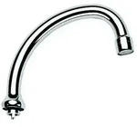 Grohe Rohrauslauf 13076 Ausladung 140mm 13076000 schwenkbar m. Anschlag chrom