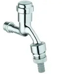 Grohe Armaturenkombination 41154000 DN15, Rohrbel&uuml;fter Bauform C, chrom