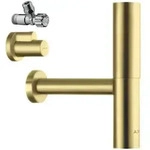 hansgrohe Flowstar Designsiphon-Set 51304950 G 1 1/4, brushed brass