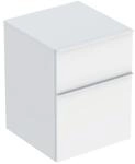 Geberit iCon Seitenschrank 502315013 45x60x47,6cm, 2 Schubladen, wei&szlig; matt/Griff