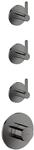 hansgrohe AXOR One Thermostatmodul 48723330 Unterputz, 3 Verbraucher, mit Hebelgriff,