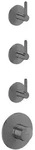 hansgrohe AXOR One Thermostatmodul 48723340 Unterputz, 3 Verbraucher, mit Hebelgriff,