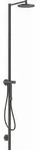 hansgrohe Axor Starck Duschs&auml;ule 12670340 mit Kopfbrause, Handbrause, brushed black