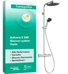 hansgrohe Activera S Duschsystem 240 1jet 28078000 EcoSmart mit Ecostat Fine Varia