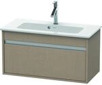 Duravit Ketho Waschtisch-Unterschrank KT642307575 80 x 38,5 cm, leinen, 1 Auszug,