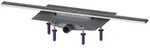 Kessel Linearis Duschrinne 45300.08 800 mm, Edelstahl geb&uuml;rstet, Megastop