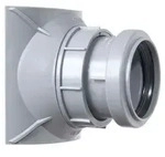 Airfit Schraubabzweig 21050AZ DN 110 x 50, grau, aus Polypropylen