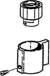 Hansa Oberteil 59911780 chrom, mit Griff