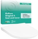 hansgrohe EluPura Original S WC-Sitz 60148450 mit SoftClose und QuickRelease, wei&szlig;
