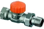 IMI Heimeier Eclipse Thermostatventil 393201000 Durchgang 3/8", Rotguss vernickelt