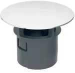 Geberit Ventilabdeckung 241993011 mit integriertem &Uuml;berlauf, f&uuml;r WT-Anschluss,