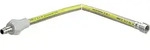 Viega Gas-Steckschlauch 531928 Rp 1/2 x 1000 mm, Edelstahl, Durchgang