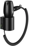 Keuco Plan Haartrockner 14995370037 schwarz matt/schwarz, mit Halter