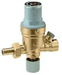Caleffi F&uuml;llarmatur 553840 Messing, 1/2", automatisch, mit Manometer, mit Kartusche