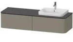 Duravit Happy D.2 Waschtisch-Unterschrank HP4944R9292 35,4 x 160 x 55 cm, 2 Ausz&uuml;ge,