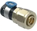 Geberit FlowFit &Uuml;bergang 620731001 DN 15, &Oslash; 20/20 mm, G 3/4, 7, 8 cm, mit