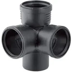 Geberit Silent PP Eckabzweig 390459141 DN 90/90/90, 87,5Grad, schalloptimiert
