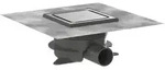 hansgrohe Komplettset Punktablauf RainDrain Spot 56225800 Plus 150x150 mm BST