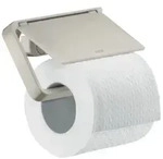 hansgrohe Axor Papierrollenhalter 42836800 mit Deckel, Metall, Edelstahl-Optik