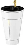 Duravit Starck 1,c-bonded Set S19515O34850000 Griff Gold, Keramik Schwarz Matt,