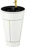 Duravit Starck 1,c-bonded Set S19515O34360000 Griff Gold, Keramik Schwarz Matt,