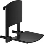 Keuco Plan Care Klappsitz 35181370037 zum Einh&auml;ngen, schwarz matt, schwarz