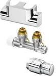Oventrop Anschlussset 1184284 Eck, verchromt, Uni SH