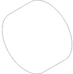 Dornbracht Griff 092074004-28 092074004 D. 60 x 29 mm messing geb&uuml;rste