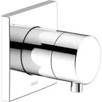 Keuco IXMO Comfort Absperrventil 59541011002 verchromt, Unterputz Montage, eckig,