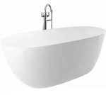 Kludi RESA O Badewanne 51BF0153 Oval, 180 x 80 x 58 cm, Ablauf enthalten,...