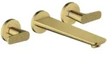 hansgrohe Axor Citterio C Wannen-3-Loch-Armatur 49483990 cubic cut, polished gold